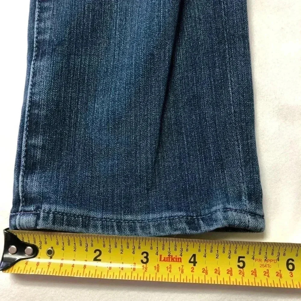 AG Adriano Goldschmied The Prima Mid-Rise Cigarette Blue Jean 27R - Picture 13 of 13